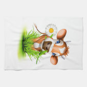 Vache de campagne serviette de cuisine (Horizontal)