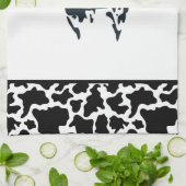 Vache de campagne serviette de cuisine (Plié)