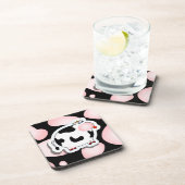 Vache de dessin, dessous de verre (Côté Droit)