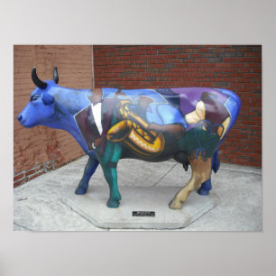 Vache de jazz - Poster de Kansas City