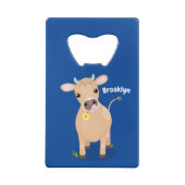 Vache de jersey heureuse et mignonne et dessin ani (Dos)