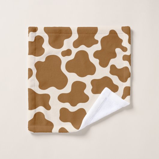 Vache de lait au chocolat (Gant de toilette)