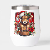 Vache de Noël Highland | Ferme Festive Cute (Avant)