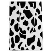 Vache de Noël sac cadeau moyen (Dos)