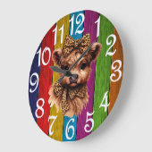 Vache de pays grande horloge (Angle)