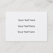 Vache de repos - Carte de visite (Dos)