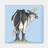 Vache derrière - Aimant (Devant)