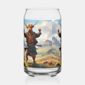 Vache des Highlands dansant le Highland Fling, (Recto)