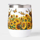 Vache des Highlands et Tournesols (Droite)