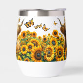 Vache des Highlands et Tournesols (Gauche)