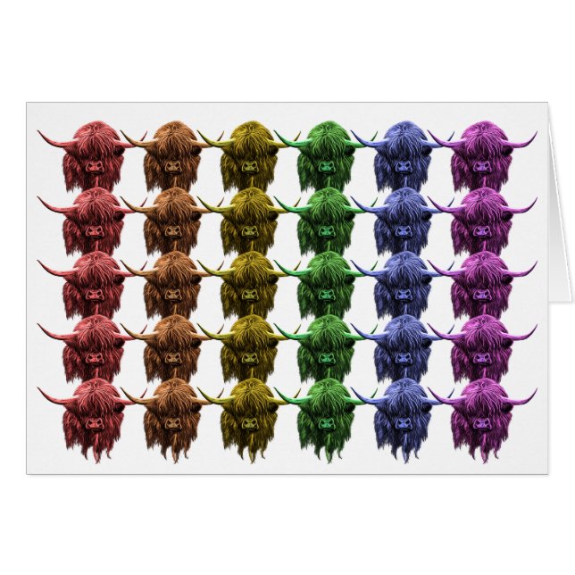 Vache des montagnes écossaise (Devant horizontal)