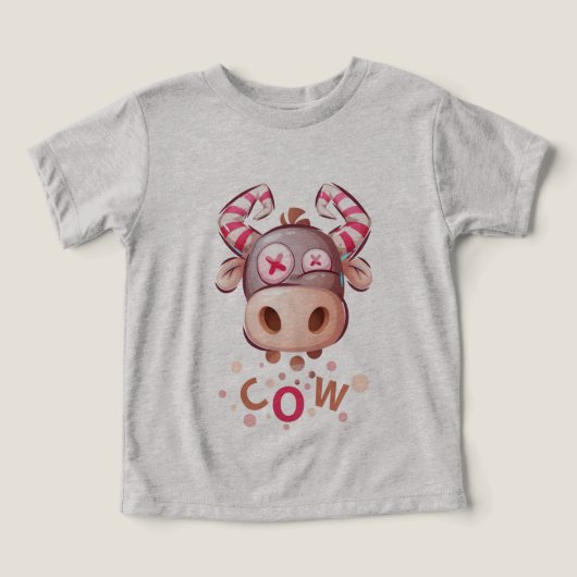 Vache dessinée dans le style chilien (Design Recto)
