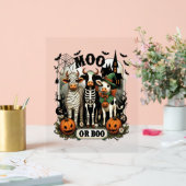 Vache d'Halloween Moo ou Boo (Mariage)