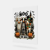 Vache d'Halloween Moo ou Boo (Angle)