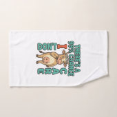 Vache drôle 99% de chance que je m'en fiche Graphi (Serviette à main)