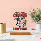 Vache Drôle Chance Je M'en Fiche Vintage (Mariage)
