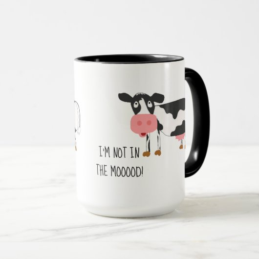 Vache Drôle Pas Dans La Mug De Mois (Devant droit)