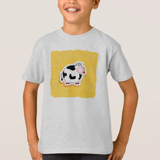 Vache drôle, t-shirt (Devant)