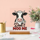 Vache drôle vintage ne me lèche pas gravure (Mariage)