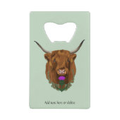 Vache Écossaise des Highlands Thistle Celtique Vio (Devant)