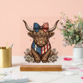 Vache écossaise patriotique vintage (Mariage)