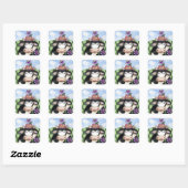 Vache en Casquette - Stickers (Feuille)