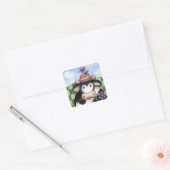 Vache en Casquette - Stickers (Enveloppe)