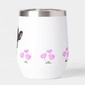 Vache et fleurs Paruline à vin thermique (Arrière)