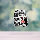 Vache et pourtant malgré le regard sur mon visage (Neutre)
