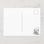 Vache et veau - carte postale (Dos)