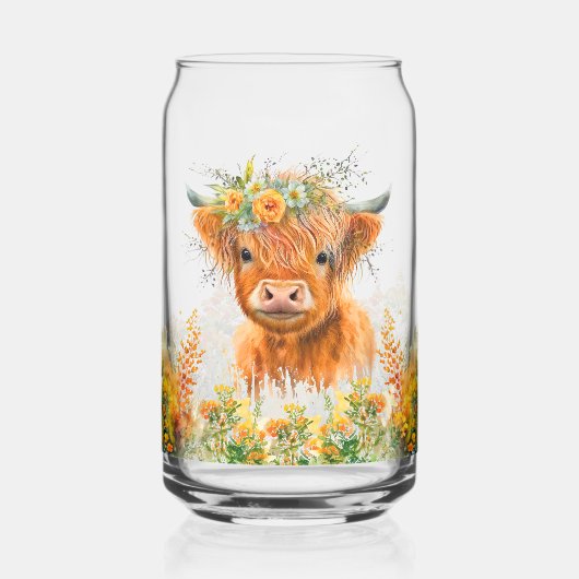Vache Florale Highland (Gauche)