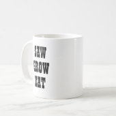 Vache Grow Mangez de la tasse (Devant gauche)