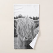 Vache Highland #6 #mur #art (Serviette à main)