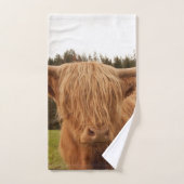 Vache Highland #7 #mur #art (Serviette à main)