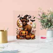 Vache Highland à l'Halloween Citrouille (Mariage)