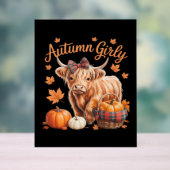 Vache Highland Chute Automne Fille Thanksgiving C (Neutre)