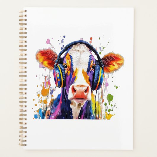 Vache Highland Colorée (Devant)
