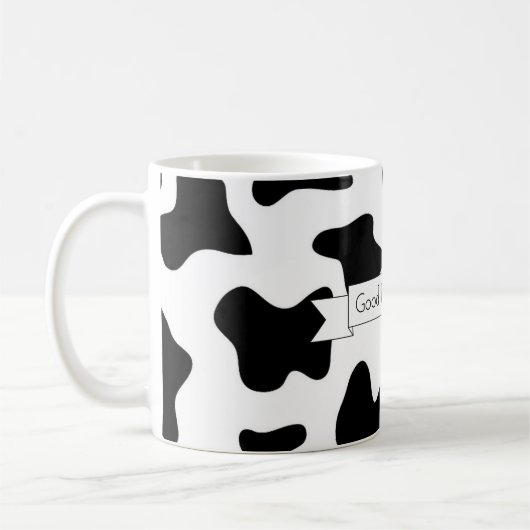 Vache Imprimé Bonne Mug Moo-rning (Gauche)