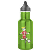 Vache jouant au football pomme bouteille d'eau ver (Gauche)