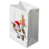 Vache Joyeux Noël Sacs cadeaux Pays (Devant Angle)