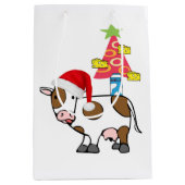 Vache Joyeux Noël Sacs cadeaux Pays (Devant)