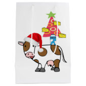 Vache Joyeux Noël Sacs cadeaux Pays (Dos)