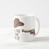 Vache le garçon mug (Devant droit)