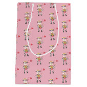 Vache mignonne en amour sac cadeau de la Saint Val (Dos)