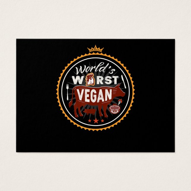 Vache Mondes le plus mauvais Vegan Meat BBQ (Devant)