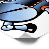 Vache Montant Une Affiche De BBQ (Coin)