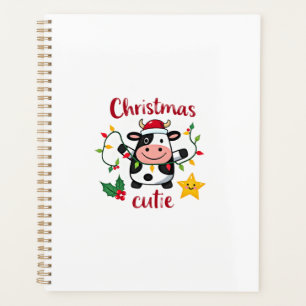 Vache Noël Mignonne Vache T-Shirt de Noël (6)