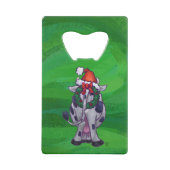 Vache Noël sur vert (Dos)