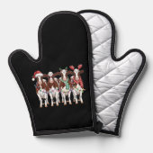 Vache Noël Vache Louvain Cadeau Vacances ferme (Recto/Verso)