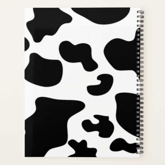 Vache noire et blanche (Dos)